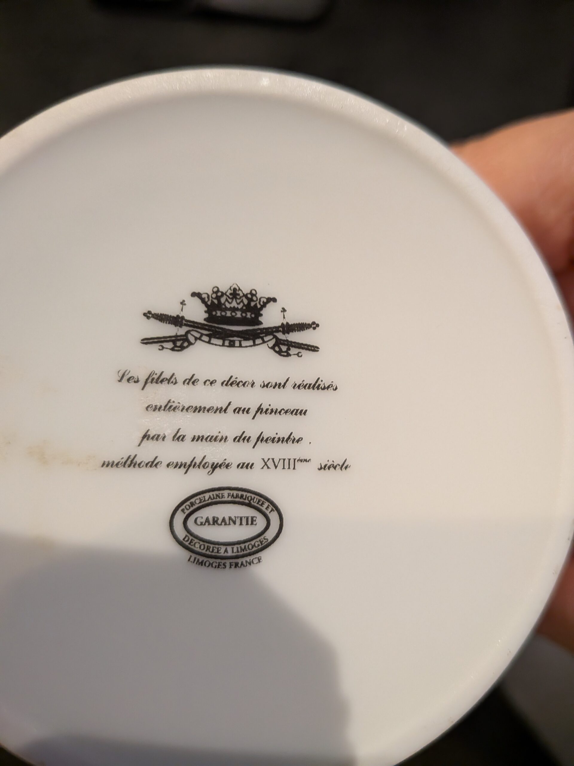 Limoges porselein koffietasjes - Afbeelding 4