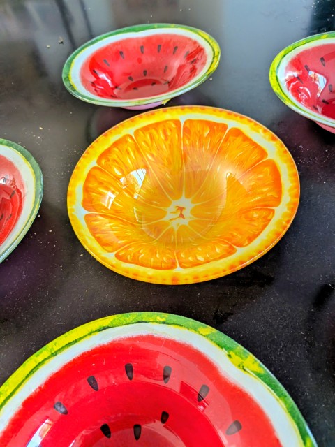 Vrolijke vintage fruitschaaltjes - Afbeelding 3